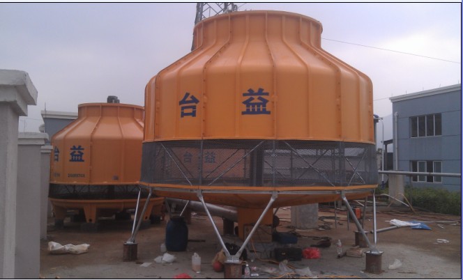 浙江臨安3臺冷卻塔安裝完工